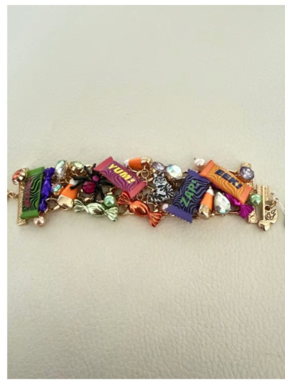 NWT Betsey Johnson Halloween Ghoul Friends Candy Toggle Bracelet